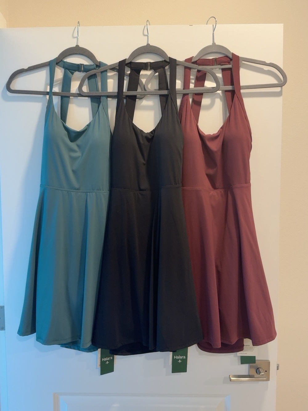 3 HALARA Mini Dresses with Side Pocket Detail